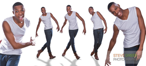 Excited Young African American Man