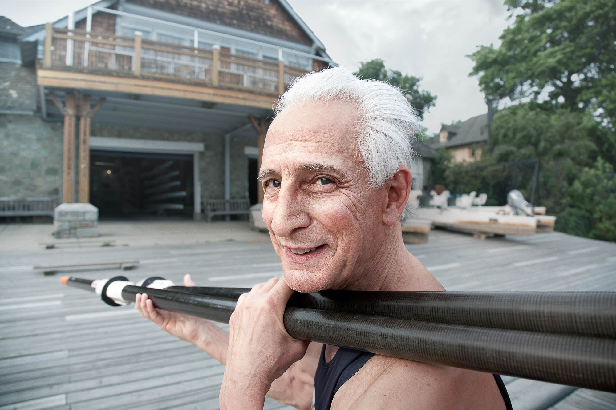 active senior happy after working out