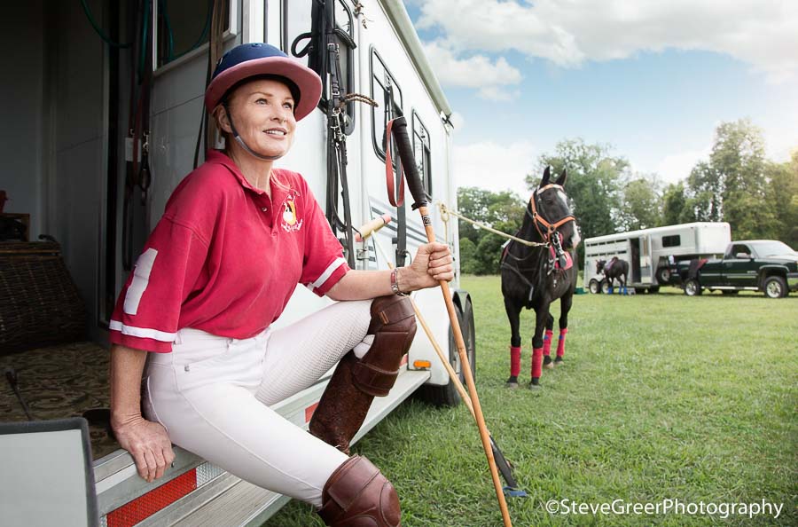 active senior citizen lifestyle, financially independent, playing polo in retirement