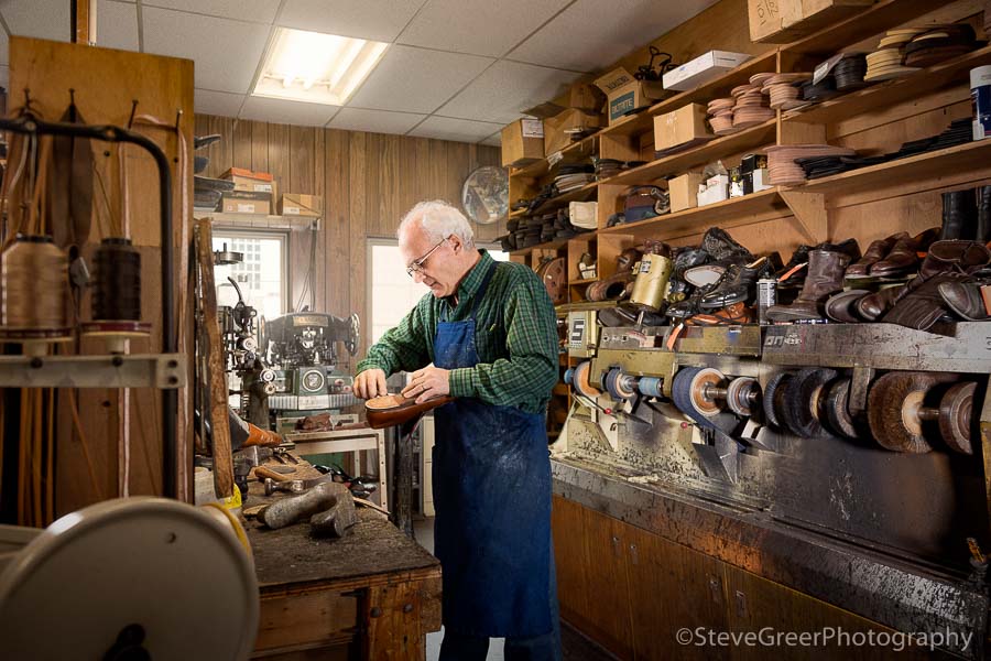 active senior citizen working beyond retirement because he loves his job